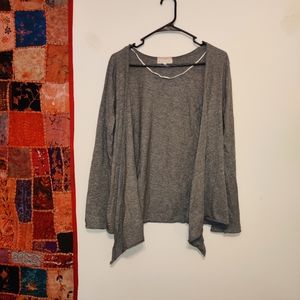 Lightweight open front cardigan